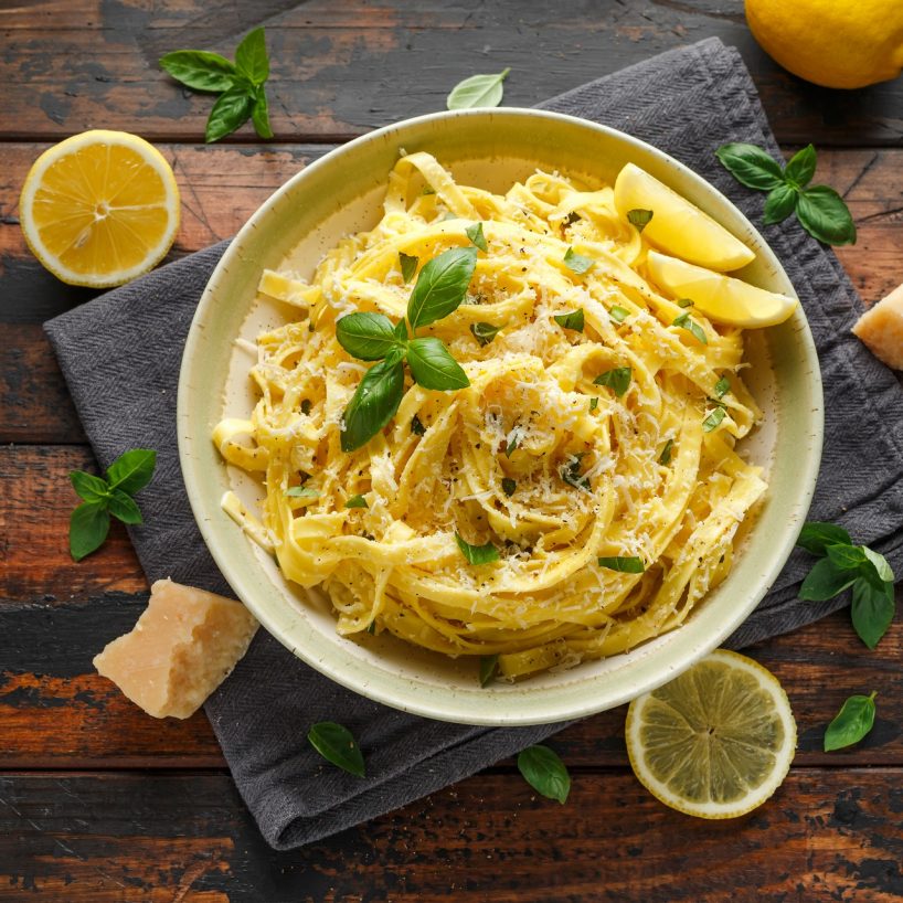 Tagliatelle al limone Kuchnia dla dorosłych