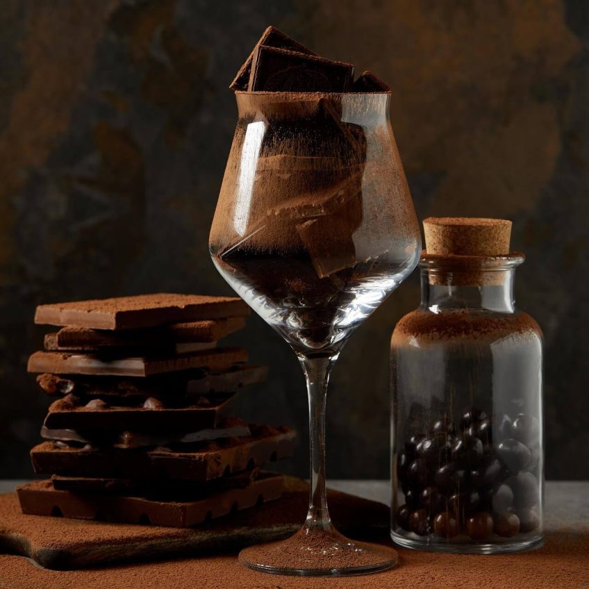 Łączenie czekolady i wina