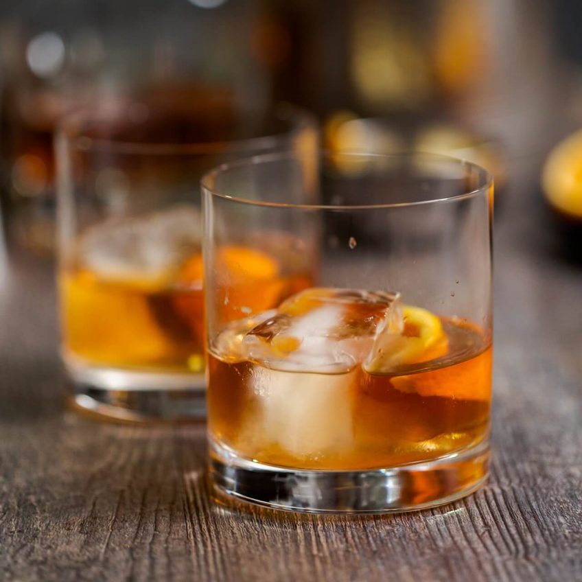 Drink na whisky Old Fashioned