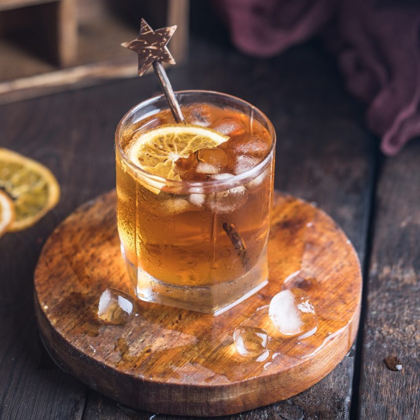 Ice tea ze szkocką whisky