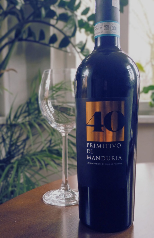 40 Primitivo di Manduria - dobre wino z Biedronki
