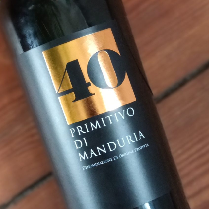 40 Primitivo di Manduria - dobre wino z Biedronki