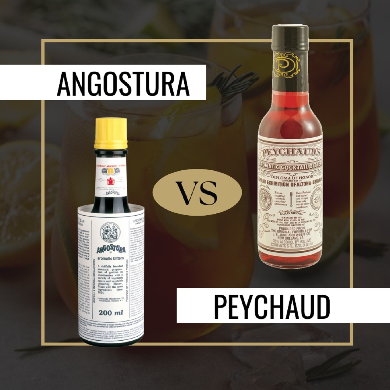Angostura vs. Peychaud dwa najbardziej kultowe bittery. Poznaj
