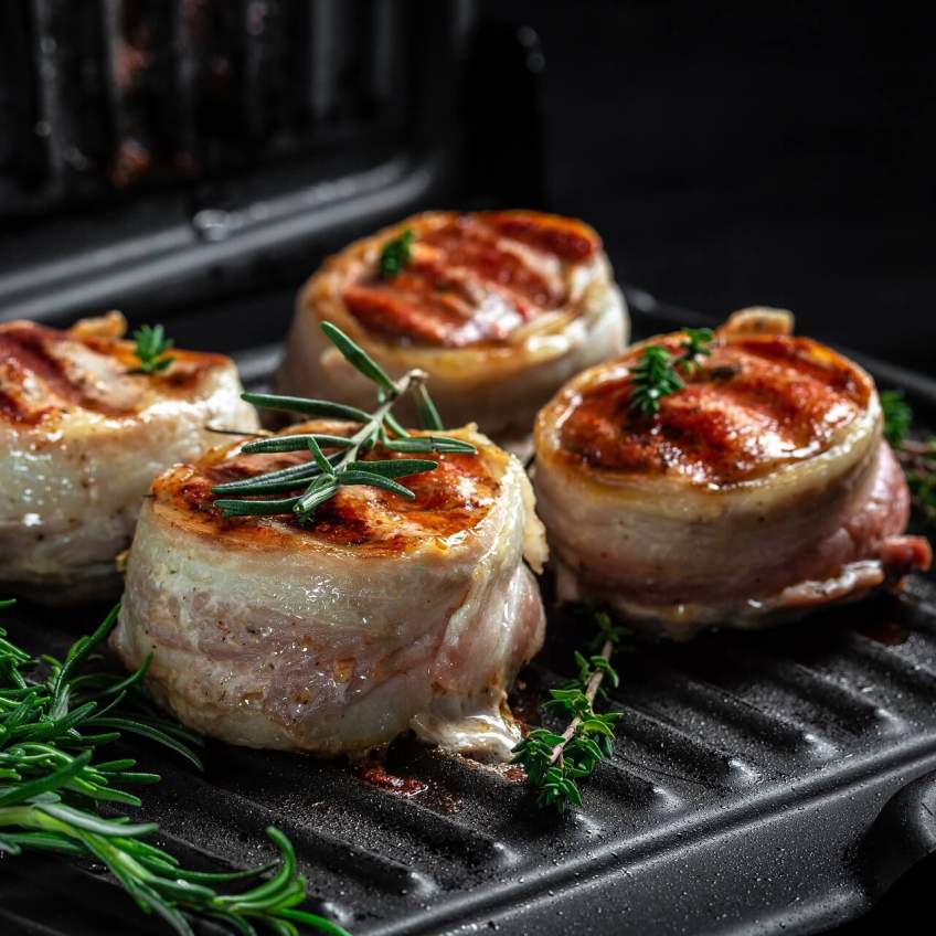 Grillowane polędwiczki wieprzowe marynowane w whisky