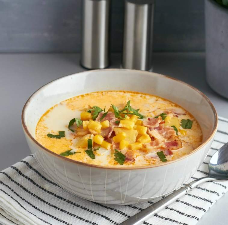 chowder z kukurydzy